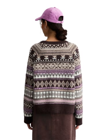 Marc O'Polo DENIM Strickpullover cropped in Medium Brown