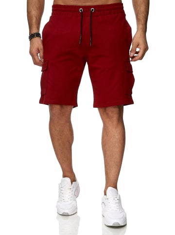 RESLAD Shorts Cargo Sweathose in bordeaux
