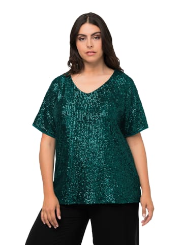 Ulla Popken Shirt in dunkelgrün