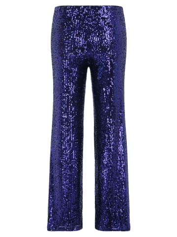 Vera Mont Marlene-Hose mit Pailletten in Black/Lilac