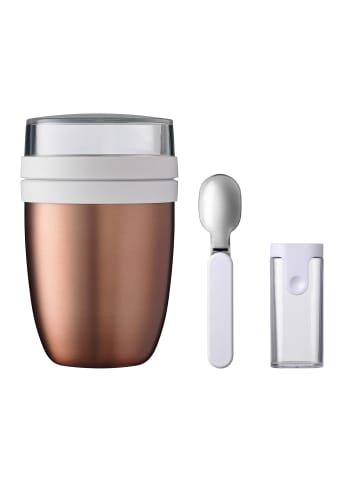 Mepal Thermo-Lunchpot + Faltbarer Löffel Ellipse 500 + 200 ml in Roségold