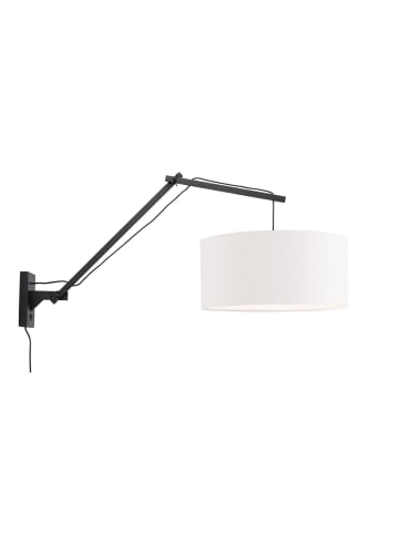 GOOD&MOJO Wandlampe Andes - Bambus Schwarz/Weiß - 95x47x55cm