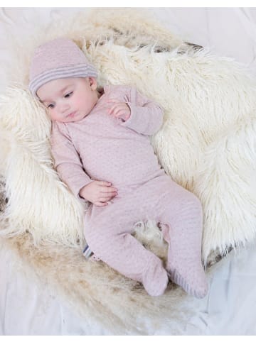 OrganicEra Baby Schlafstrampler in Rose Melange