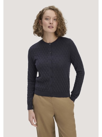 Hessnatur Hessnatur Strick Jacke Regular aus Bio-Baumwolle und Schurwolle in marine