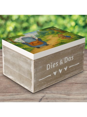 Mr. & Mrs. Panda Schatulle Pinguin & Maus Wanderer Design ohne S... in Weiß