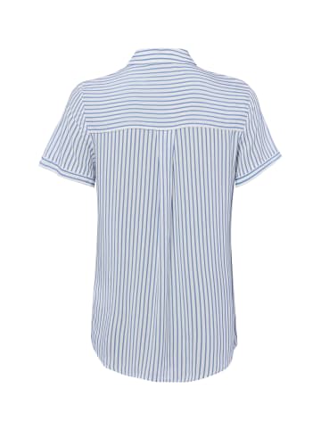 Franco Callegari Bluse Samantha in blau weiß