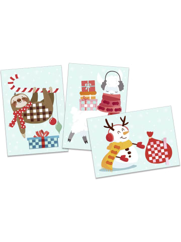 Buntpapierfabrik Ludwig Bähr Flechtmotive Winterliche Motive A4 Packung mit 12 Stück