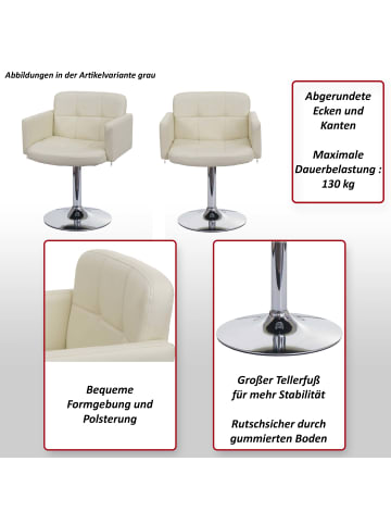 MCW Esszimmerstuhl Huston mit Armlehne, Creme