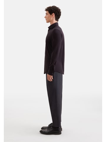 Seidensticker Jerseyhemd Slim in Schwarz