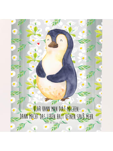 Mr. & Mrs. Panda Laterne Pinguin Diät mit Spruch in Transparent