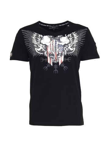 Roberto Geissini American Knight T-Shirt Schwarz