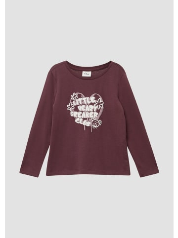 s.Oliver T-Shirt in 4927_bordeaux