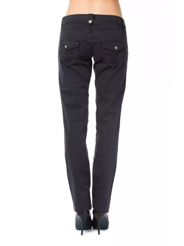 Ungaro Fever Blau Baumwolle Damen Regular Fit Hose