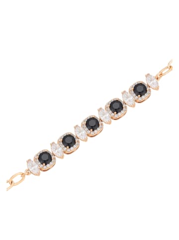 gaya Women Bracelet in Rose Gold Black