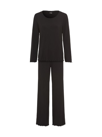 LSCN BY LASCANA Pyjama in schwarz