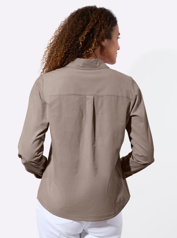 WITT WEIDEN Hemdbluse in taupe