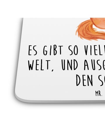 Mr. & Mrs. Panda Tischuntersetzer Hund Cavalier King Charles Spa... in Weiß