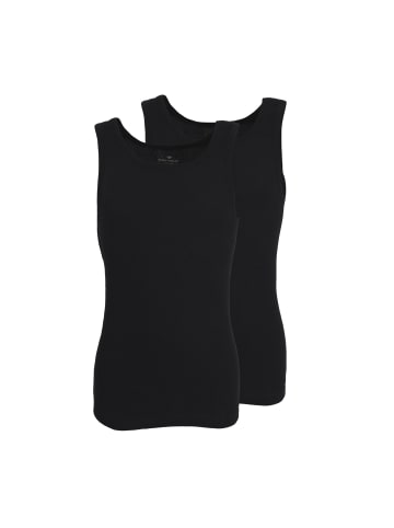 Tom Tailor Tank-Top 2Er Pack Montana in black