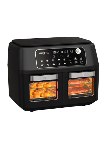 MAXXMEE Heißluft Fritteuse Doppelkammer 11l - schwarz