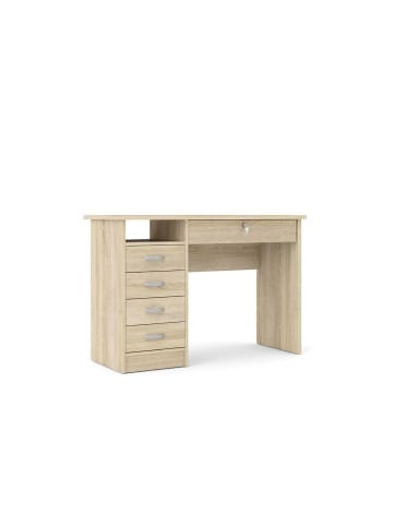 ebuy24 Schreibtisch Fula Eiche Dekor 109 x 48 cm