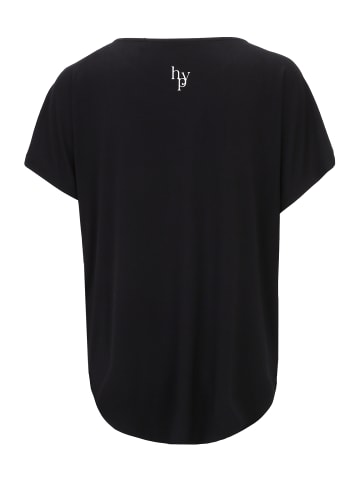 Betty Barclay Oversize-Shirt mit V-Ausschnitt in Schwarz/Weiß