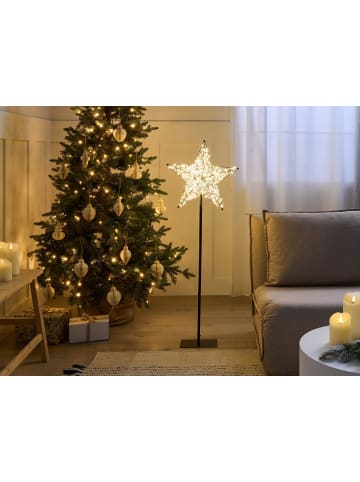 Beliani LED Deko SANNAN in Schwarz - (W) 12 x (H) 110 x (L) 20 cm