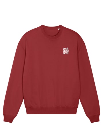 wat? Apparel Sweatshirt Basic Ledger Dry in Red Earth