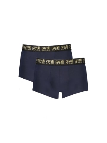 cavalli CLASS Blaue Baumwoll-Boxershorts