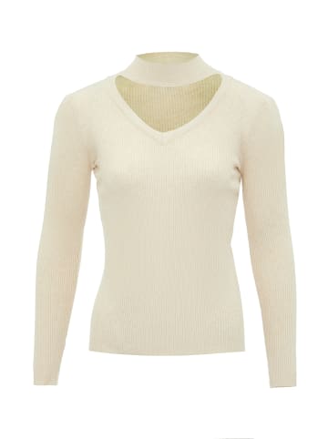 leo selection Damen Strickpullover in Beige