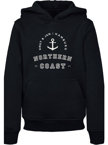 F4NT4STIC Hoodie Northern Coast Knut & Jan Hamburg in schwarz