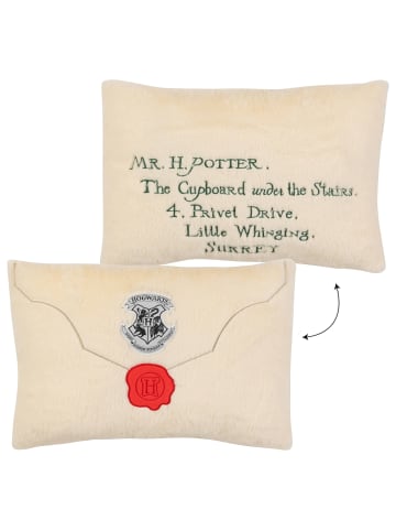 Harry Potter Harry Potter Kissen Hogwarts Aufnahmebrief Brief Dekokissen 30x45 cm in beige