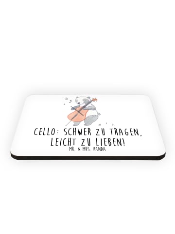 Mr. & Mrs. Panda whiteboardmagnet Zeichenllo Liebe mit Spruch in Weiß