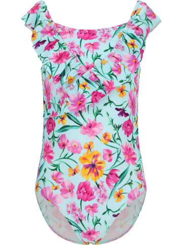 Zigzag Badeanzug Tropical in Print 3702 Blue