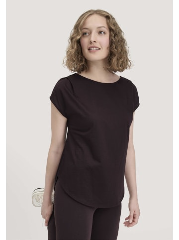 Hessnatur Shirt Relaxed ACTIVE LIGHT in schwarzbeere