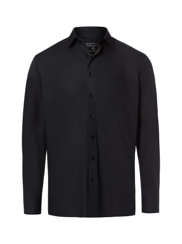 Finshley & Harding Businesshemd in schwarz