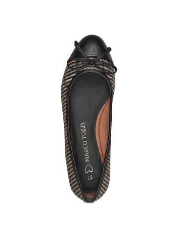 Marco Tozzi Ballerina in BLACK COMB