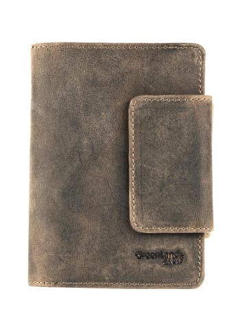Greenland Nature Stone Geldbörse Leder 10 cm Handyfach stone