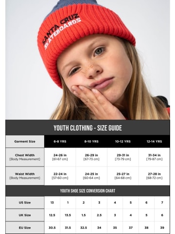 Santa Cruz Kinder Cap "Youth Screaming Hand Cap" in Schwarz
