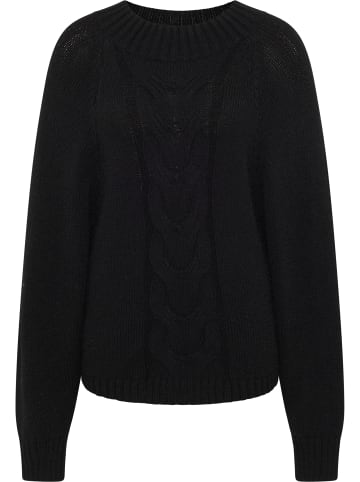RISA Damen Strick Pullover in Schwarz