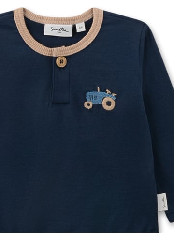 Sanetta Langarmshirt in Blau