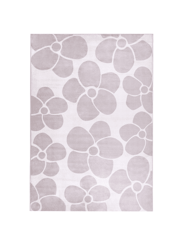 Beliani Kurzflor AKYAKA in Beige - (W) 140 x (L) 200 cm
