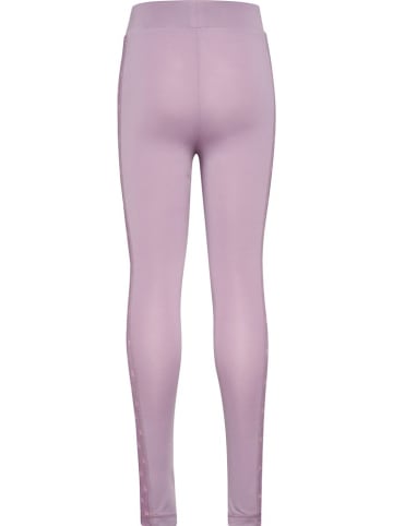Hummel Leggings "Mix Mid Waist Tights" in Lila