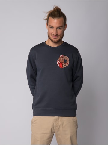 wat? Apparel Sweatshirt Seemann in India Ink Grey