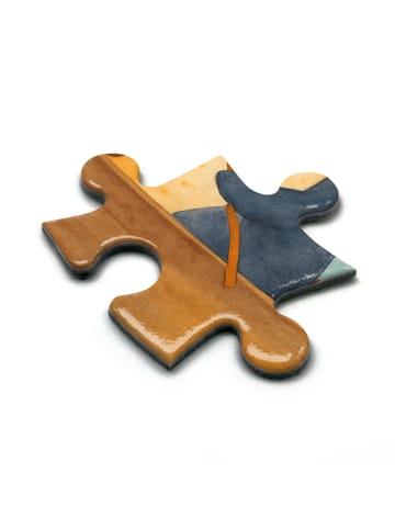 Mr. & Mrs. Panda Puzzlespiel Pinguin Angelboot Design ohne Spruch in Weiß