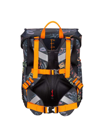 Scout Neo Exklusiv Safety Light Schulranzen-Set 8-teilig in Flames