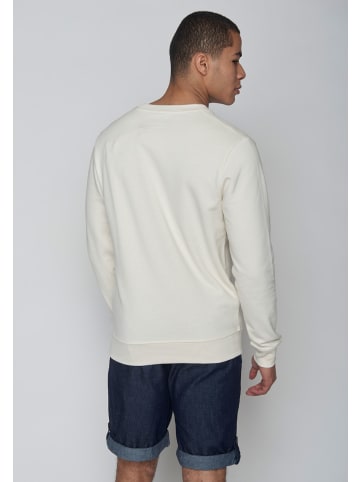 GreenBomb Sweatshirt Bike Sunset Stripes in Creme Weiß