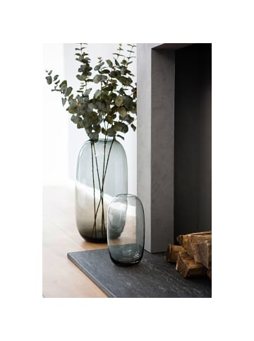 Fink Vase "Brasil" in Grau - H. 30 cm - D. 16,5 cm