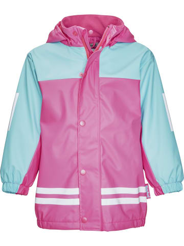 Playshoes Kinder Regenset "Regen-Anzug mit Fleece-Futter" in Türkis