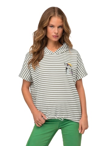 LAURASØN Sweatshirt in stein grau