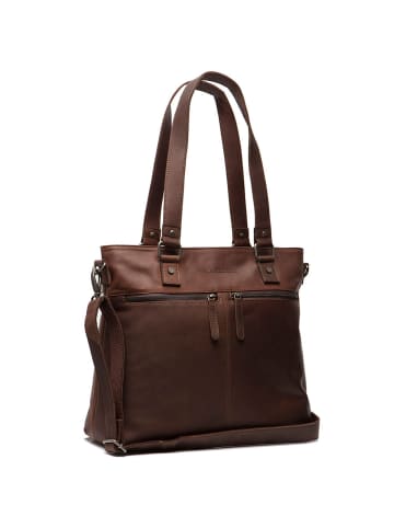 The Chesterfield Brand Rome Shopper Tasche Leder 38 cm Laptopfach in brown